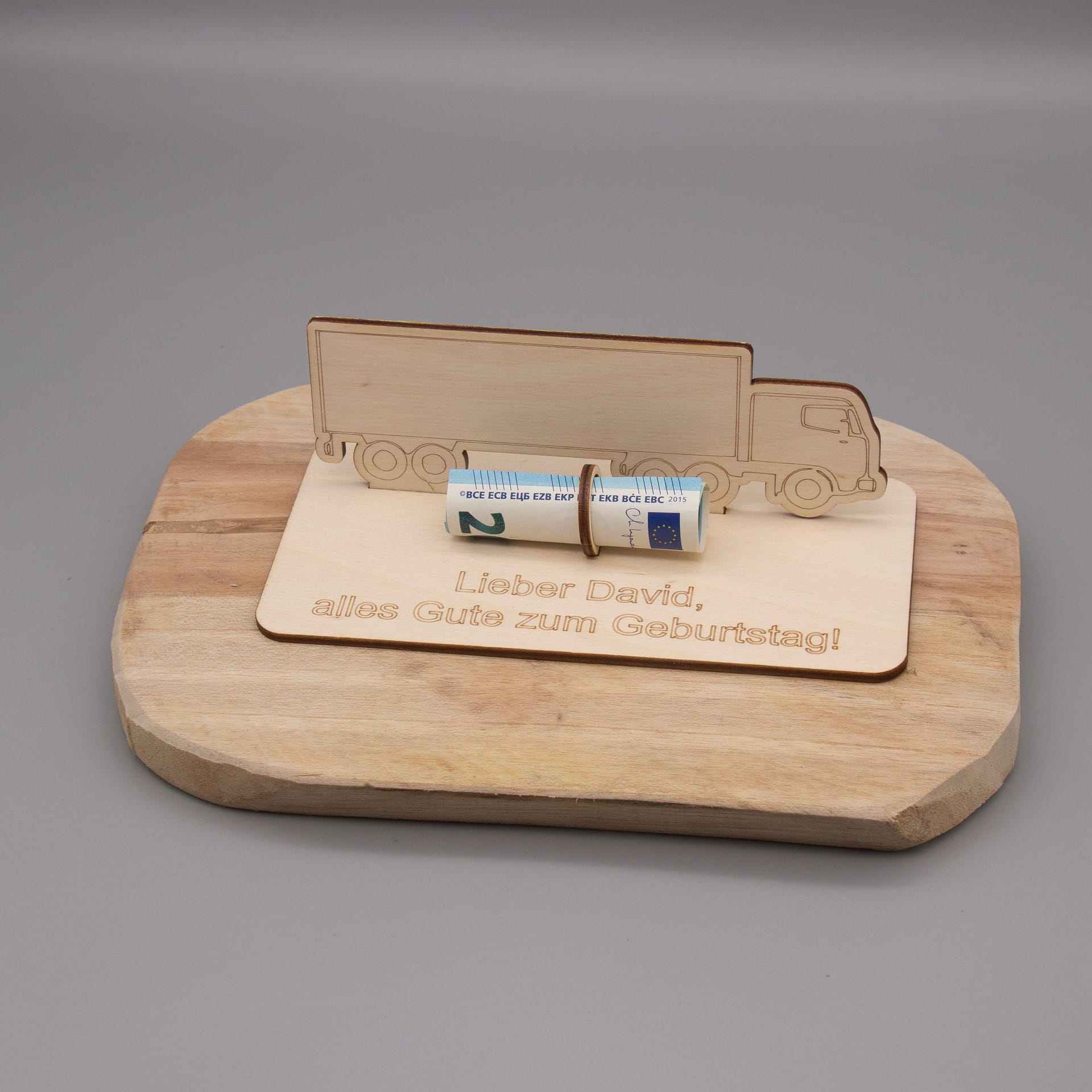 Geldgeschenk LKW personalisierbar SandavDesigns